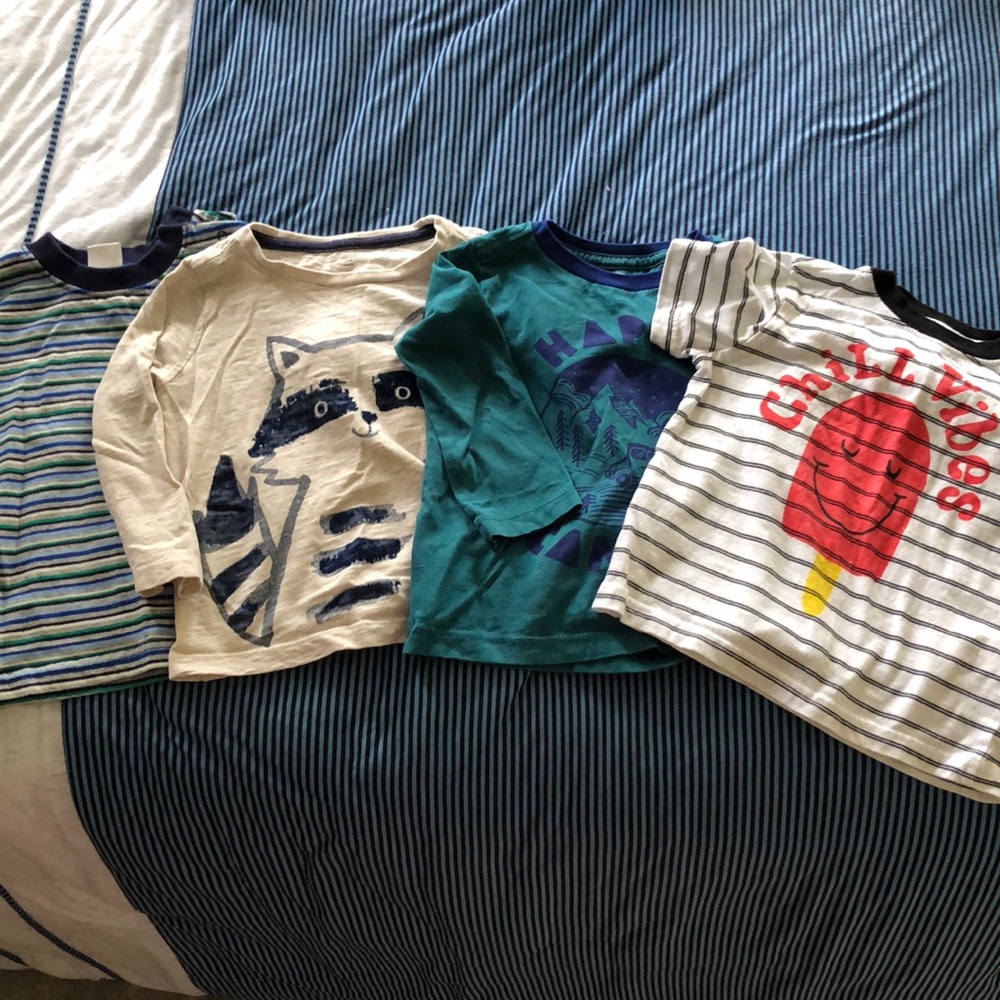 4 boys shirts; all Gymboree